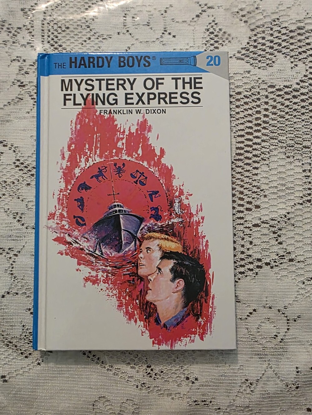The Hardy Boys #20 Mystery of the Flying Express Franklin W. Dixon HC 1977